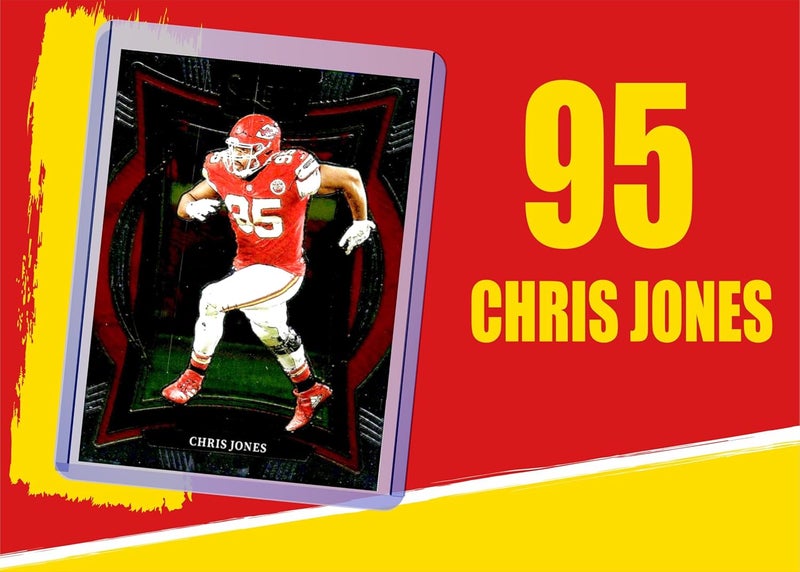 Chaser Kansas City Chiefs Football Cards: Patrick Mahomes, Travis Kelce, Isiah Pacheco, Jamaal Charles, Chris Jones, Marquise Brown, Nick Bolton, Rashee Rice, Xavier Worthy, Tony Gonzalez (10) ASSORTED Football Stars & GOATs Trading Card & Wristbands Gift Pack - Image 5